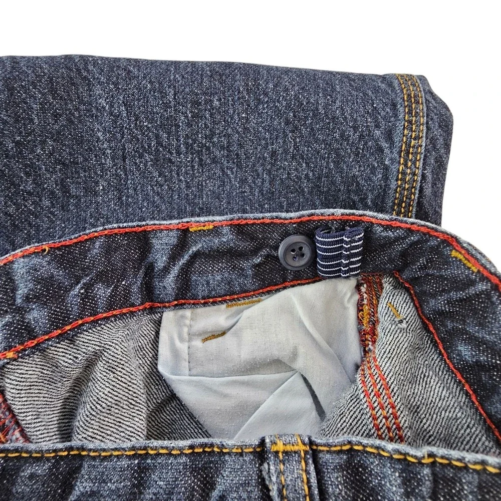 OshKosh B'Gosh Carpenter Jeans Boy's‎ Size 7 Husky Classic Dark Blue Denim
